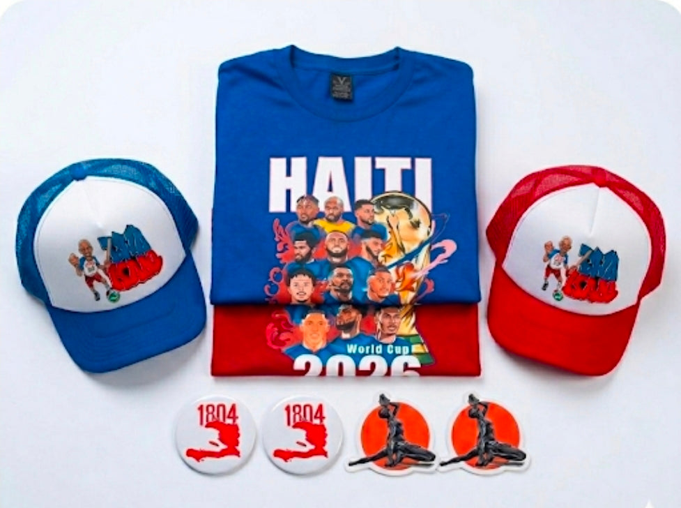 Family Pack ... 2 Tshirt ( Mayo) + 2 Cap (kepi) + 4 stickers